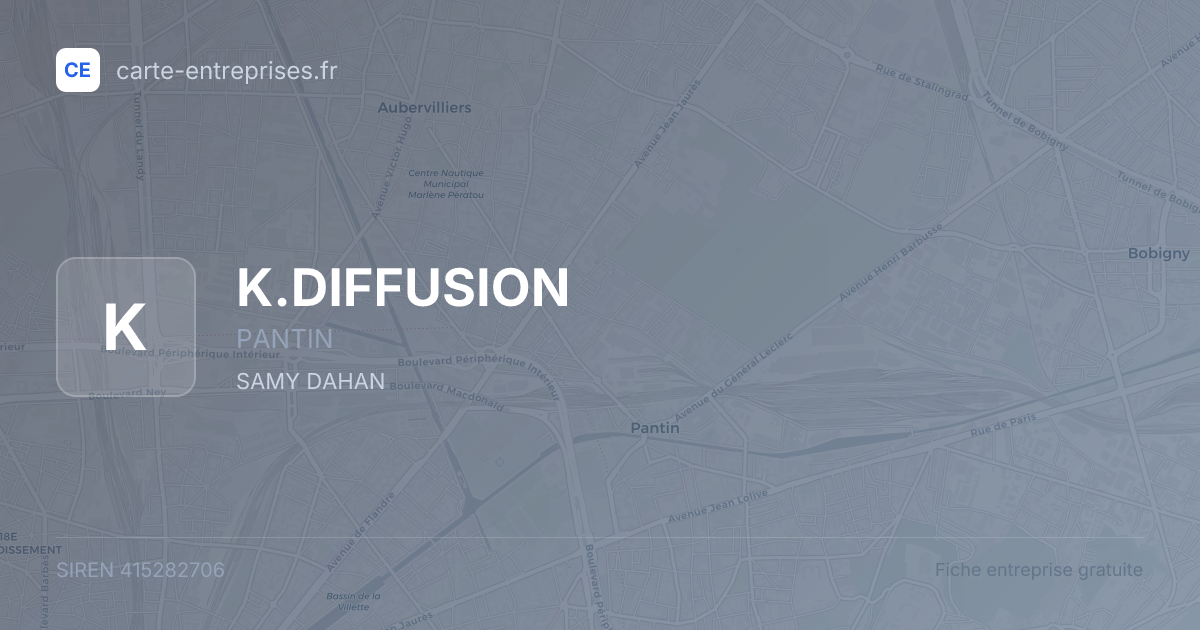 K.DIFFUSION — 415282706 — fiche entreprise