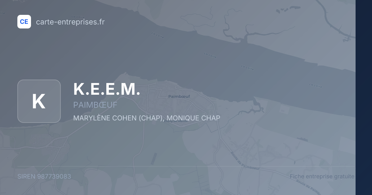 K.E.E.M. — 987739083 — fiche entreprise