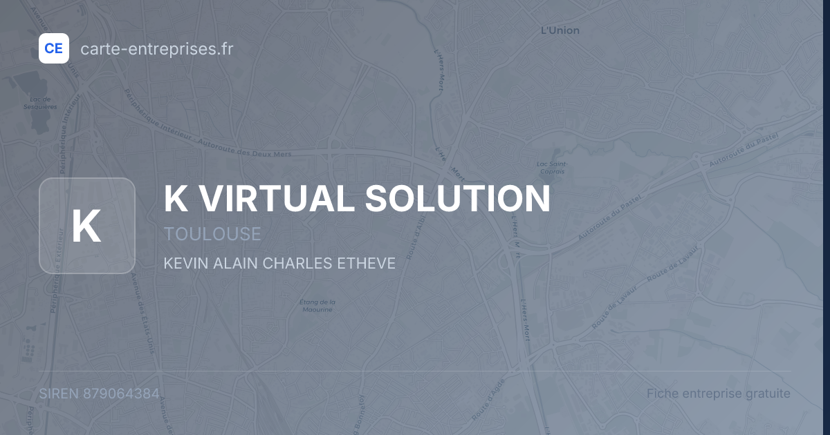 K VIRTUAL SOLUTION — 879064384 — fiche entreprise