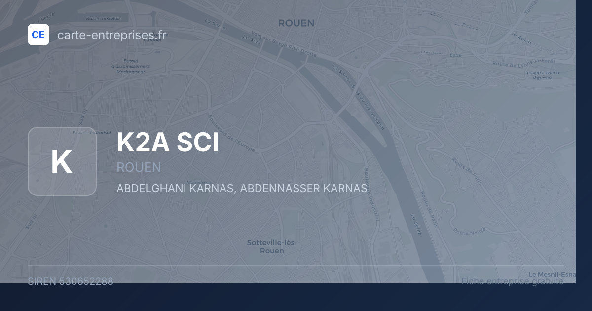 K2A SCI — 530652288 — fiche entreprise