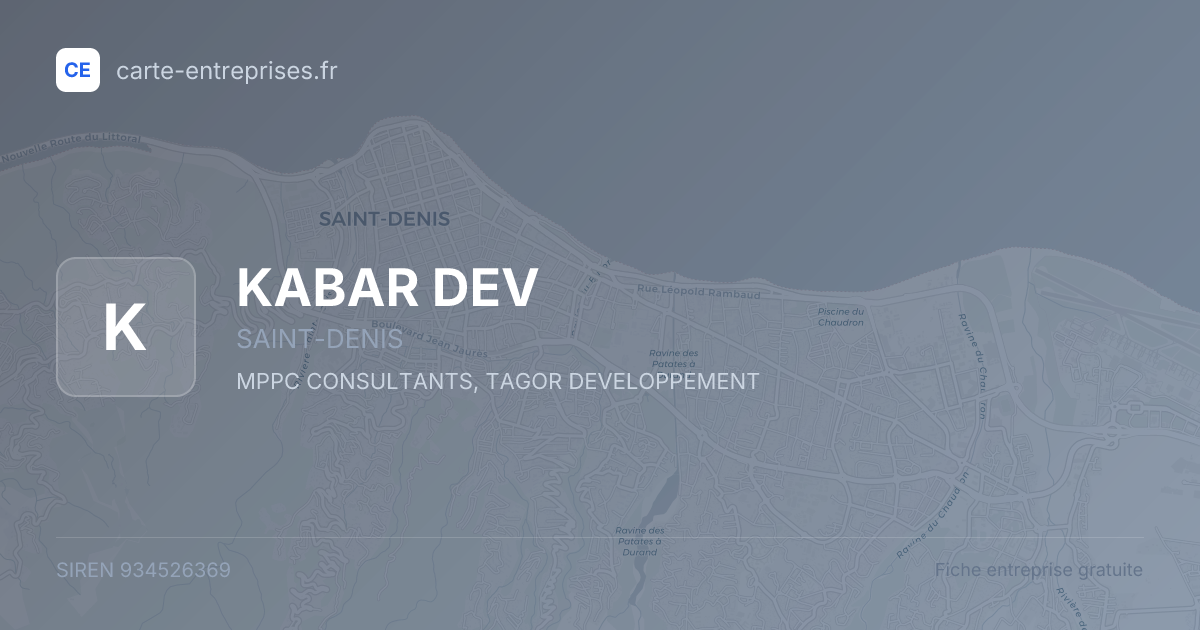 KABAR DEV — 934526369 — fiche entreprise