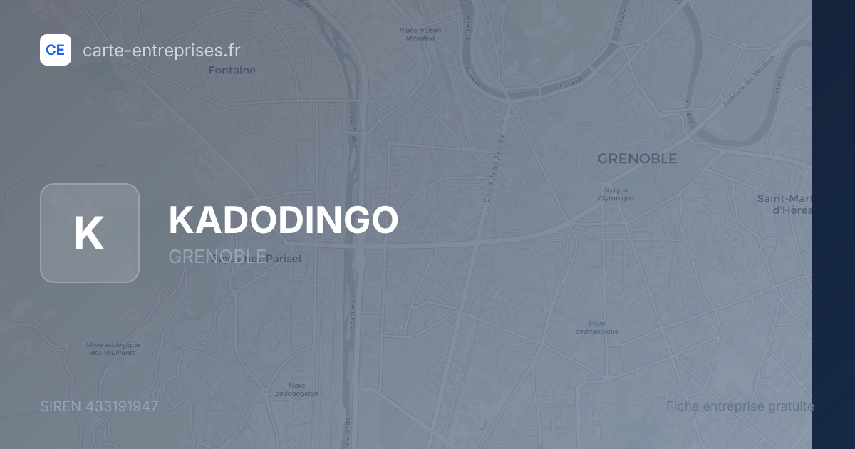 KADODINGO — 433191947 — fiche entreprise