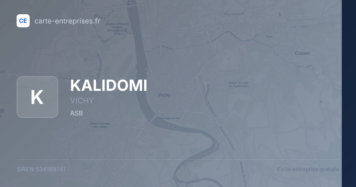 KALIDOMI — 534189741 — fiche entreprise