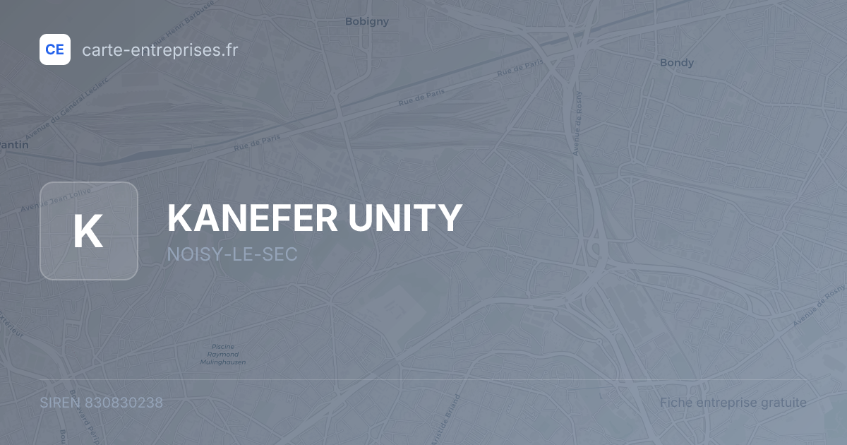 KANEFER UNITY — 830830238 — fiche entreprise