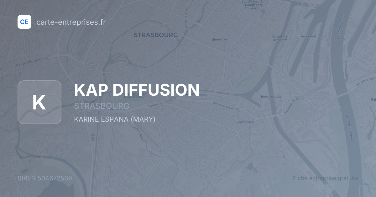 KAP DIFFUSION — 504672569 — fiche entreprise