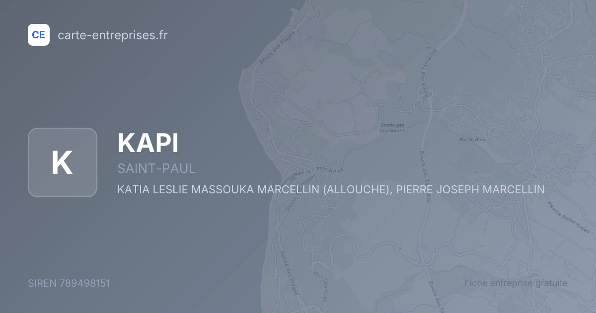 KAPI — 789498151 — fiche entreprise