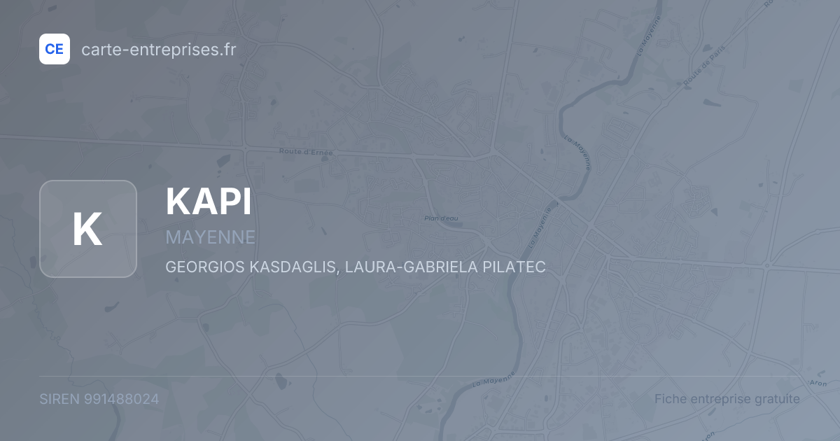 KAPI — 991488024 — fiche entreprise