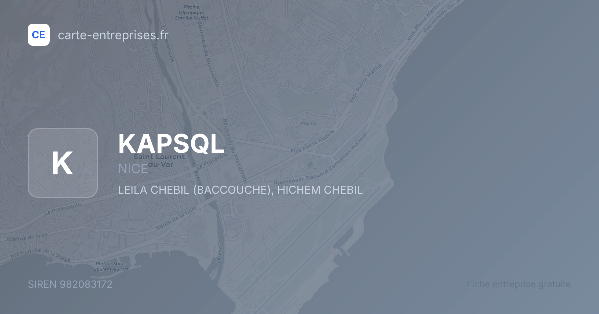 KAPSQL — 982083172 — fiche entreprise