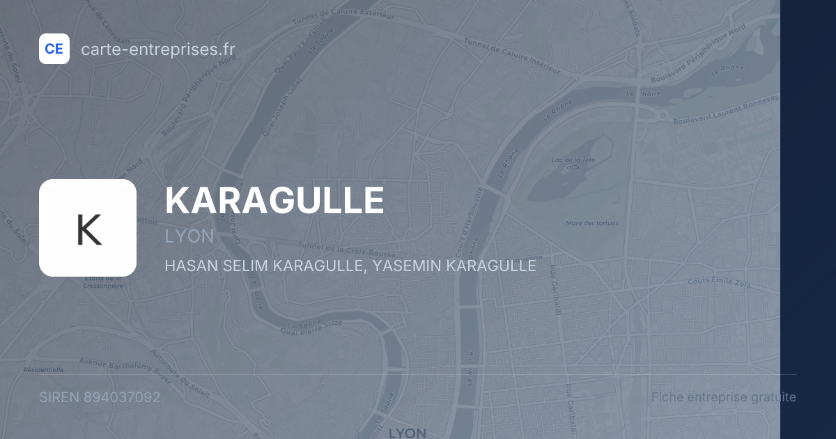 KARAGULLE — 894037092 — fiche entreprise