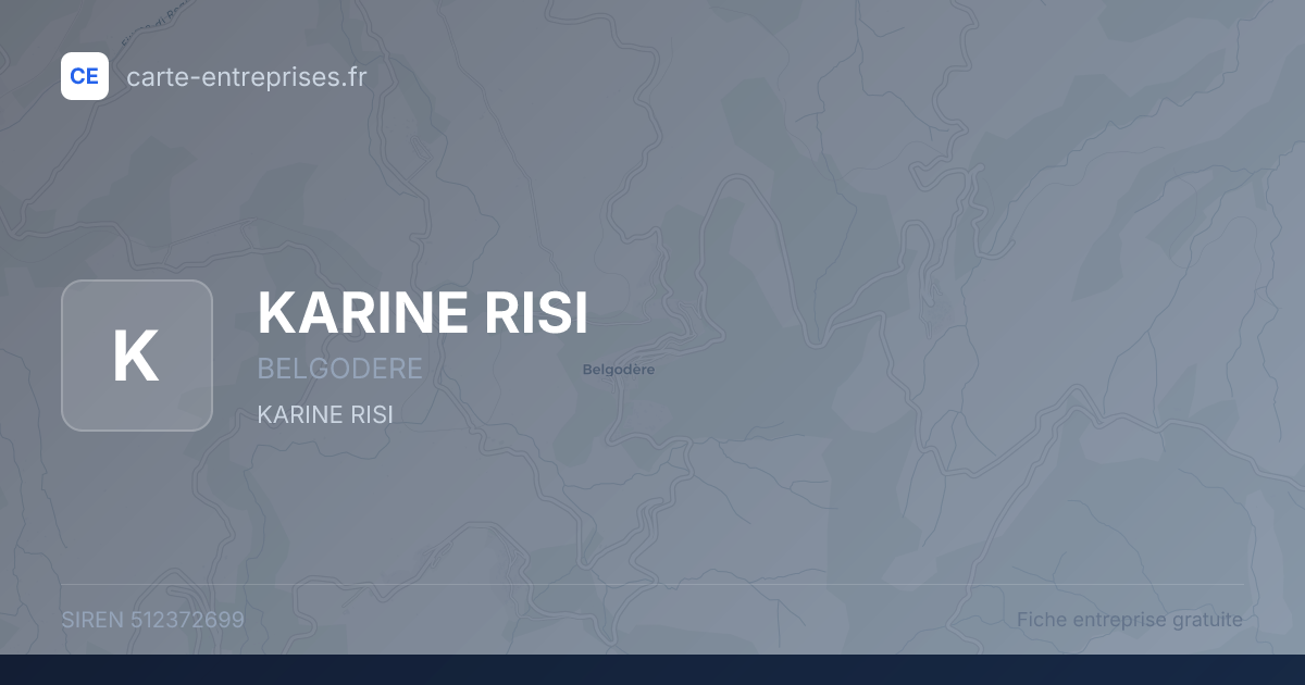 KARINE RISI — 512372699 — fiche entreprise