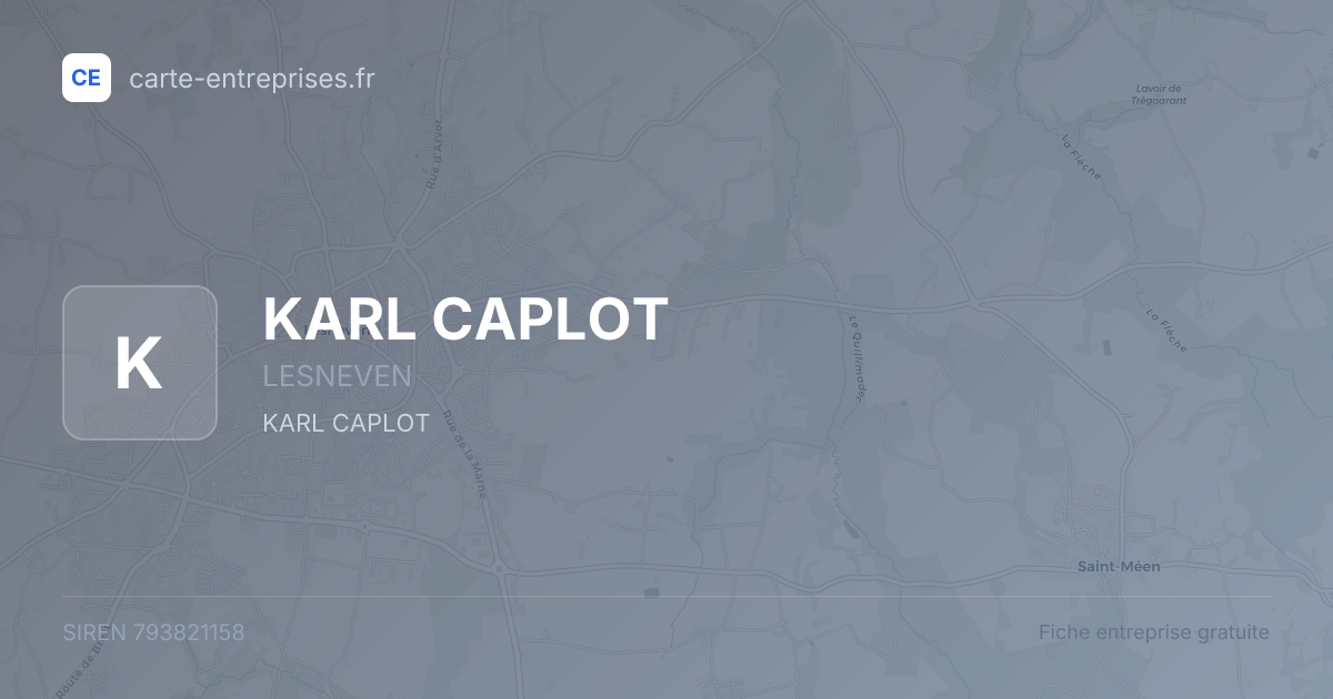 KARL CAPLOT — 793821158 — fiche entreprise