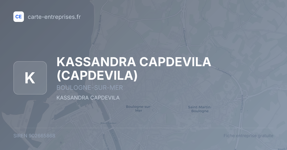 KASSANDRA CAPDEVILA (CAPDEVILA) — 902665868 — fiche entreprise