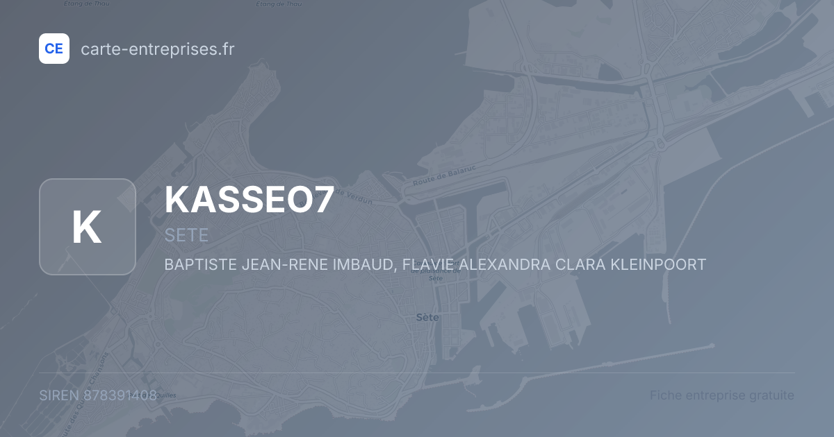 KASSEO7 — 878391408 — fiche entreprise