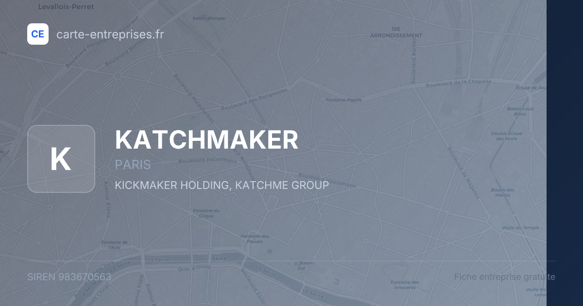 KATCHMAKER — 983670563 — fiche entreprise