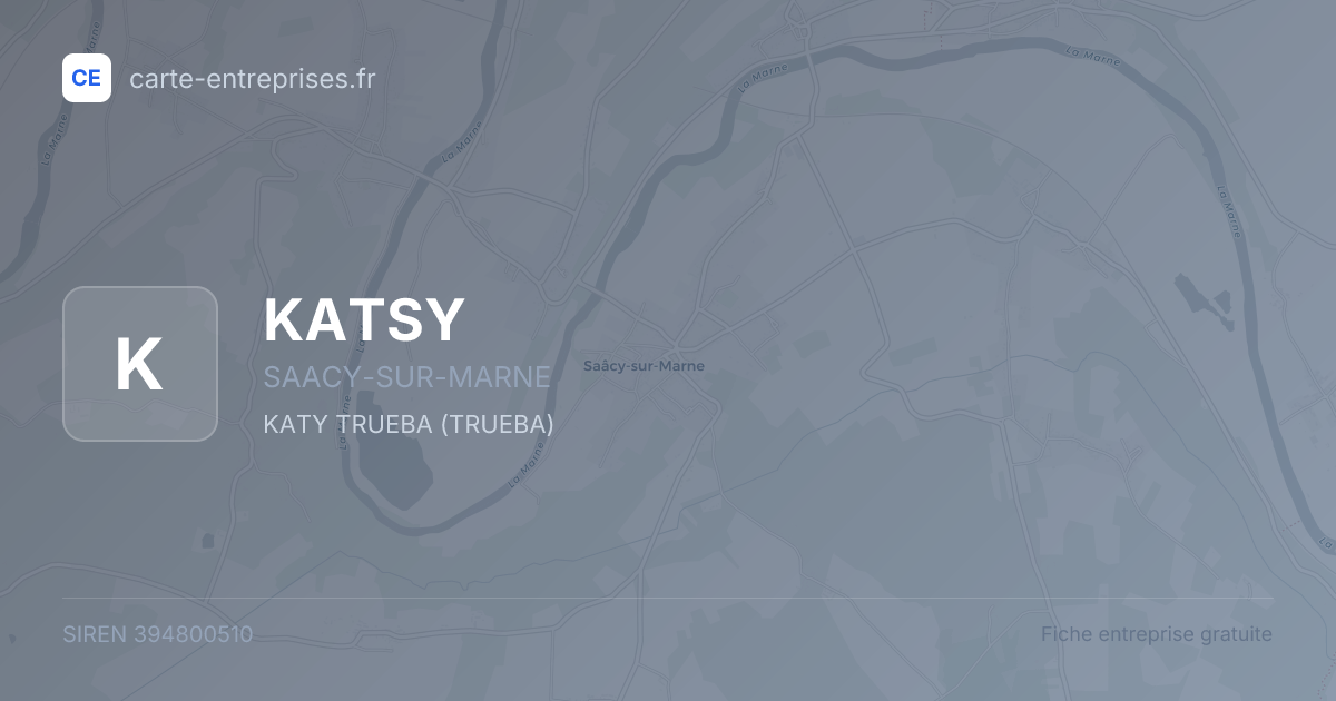 KATSY — 394800510 — fiche entreprise