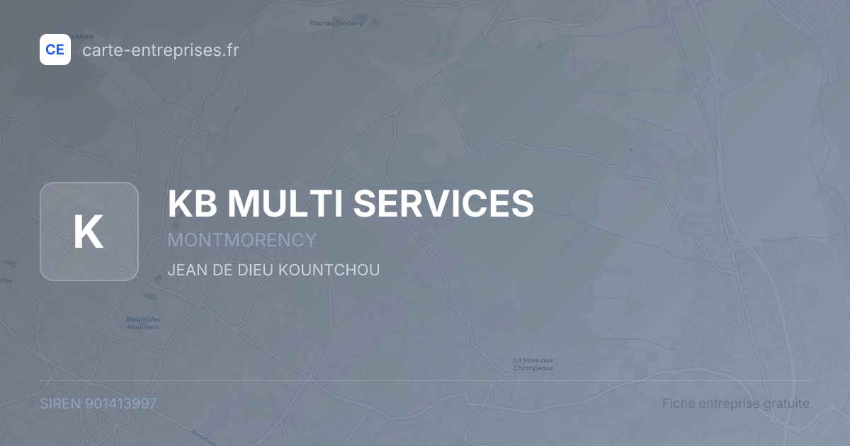 KB MULTI SERVICES — 901413997 — fiche entreprise