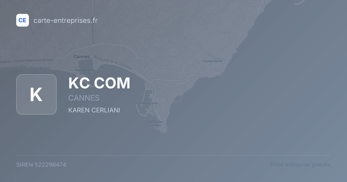 KC COM — 522296474 — fiche entreprise