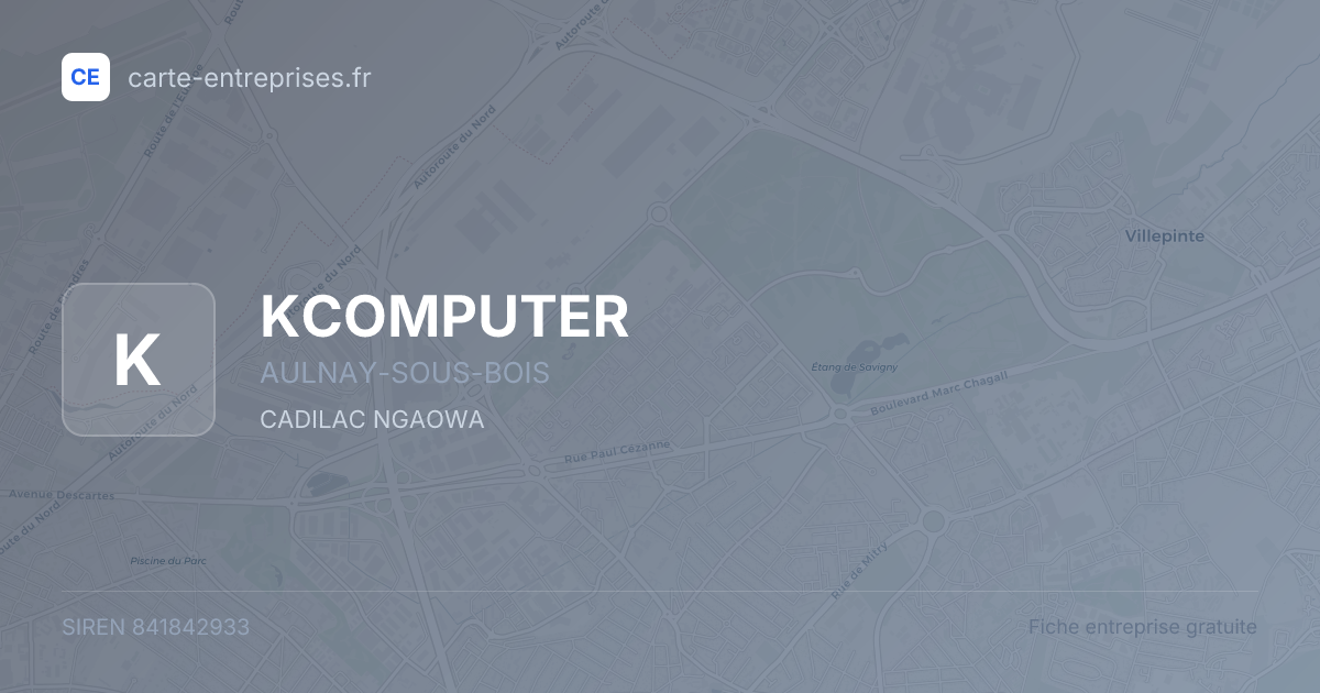 KCOMPUTER — 841842933 — fiche entreprise