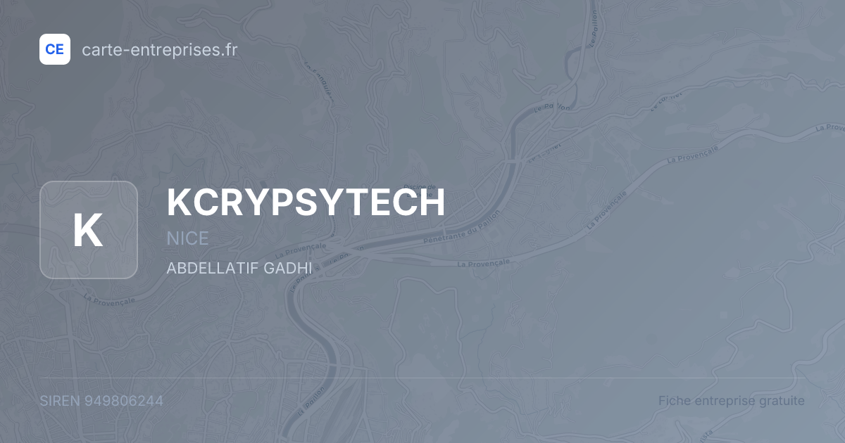 KCRYPSYTECH — 949806244 — fiche entreprise