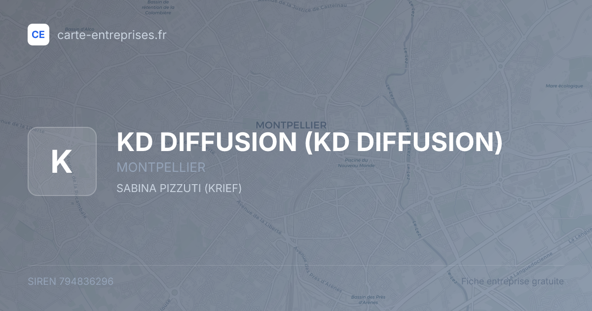 KD DIFFUSION — 794836296 — fiche entreprise