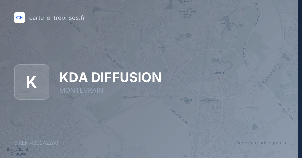 KDA DIFFUSION — 439242280 — fiche entreprise