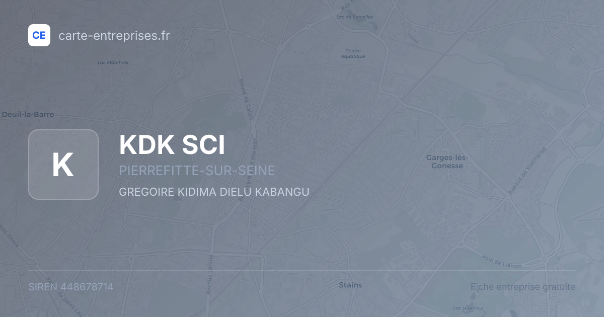 KDK SCI — 448678714 — fiche entreprise