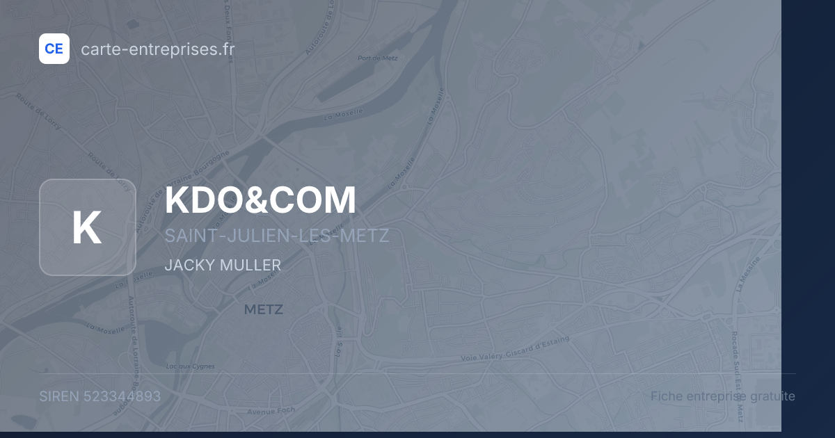 KDO&COM — 523344893 — fiche entreprise