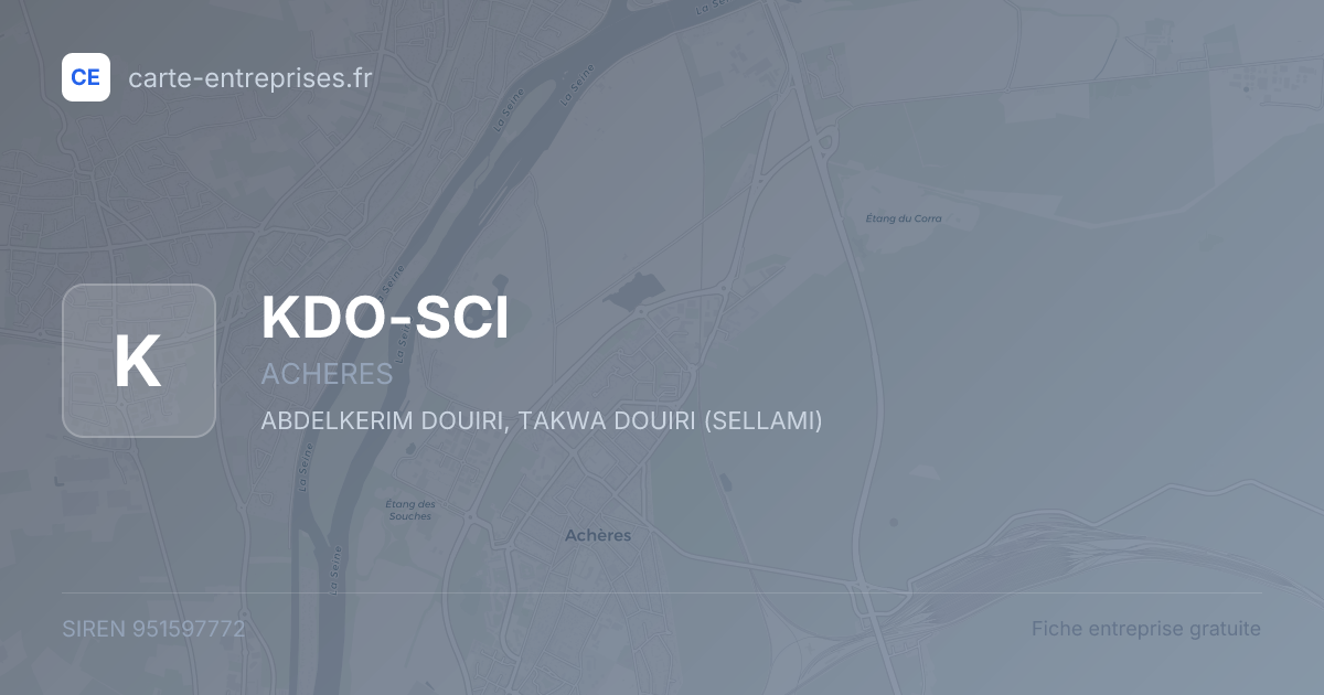 KDO-SCI — 951597772 — fiche entreprise