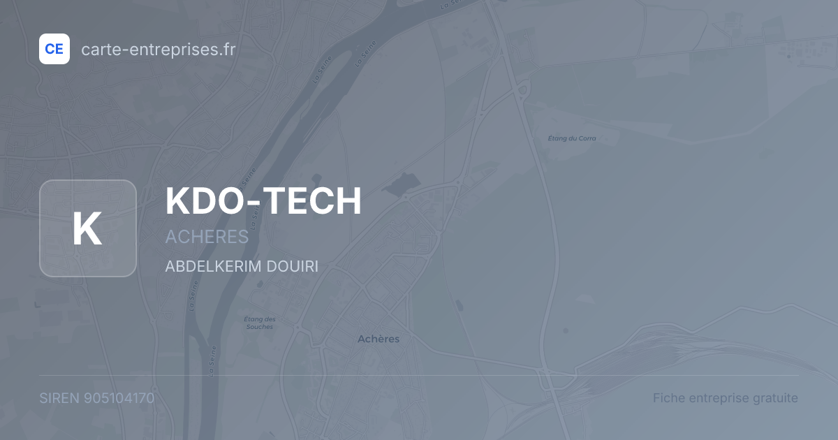 KDO-TECH — 905104170 — fiche entreprise