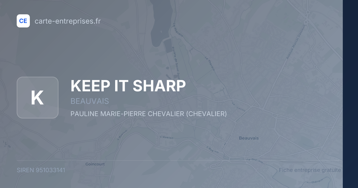 KEEP IT SHARP — 951033141 — fiche entreprise