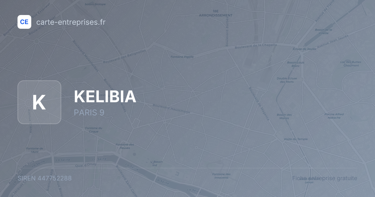 KELIBIA — 447752288 — fiche entreprise
