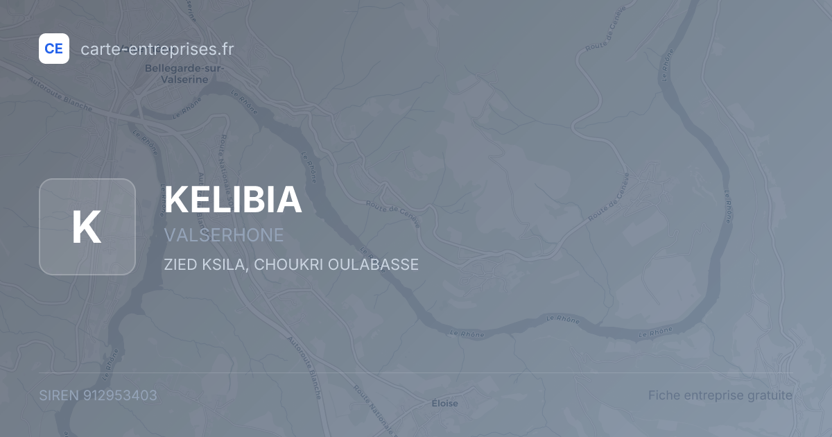 KELIBIA — 912953403 — fiche entreprise