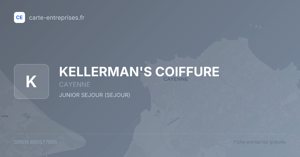 KELLERMAN'S COIFFURE — 880577895 — fiche entreprise