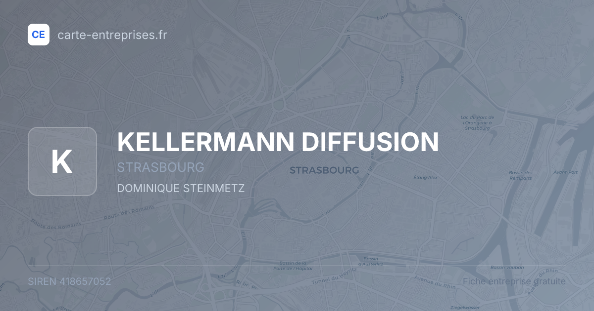 KELLERMANN DIFFUSION — 418657052 — fiche entreprise