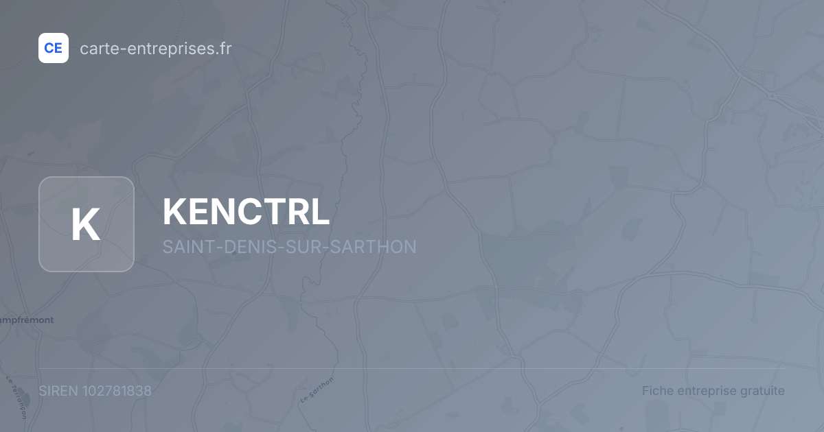 KENCTRL — 102781838 — fiche entreprise
