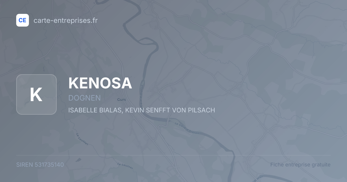 KENOSA — 531735140 — fiche entreprise