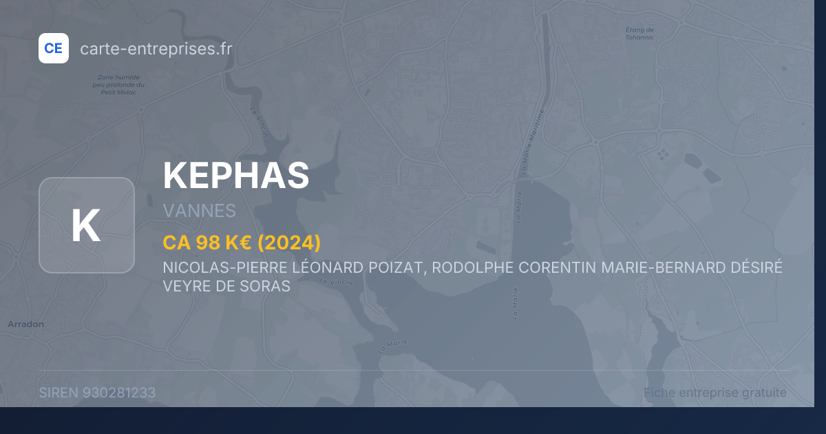 KEPHAS — 930281233 — fiche entreprise