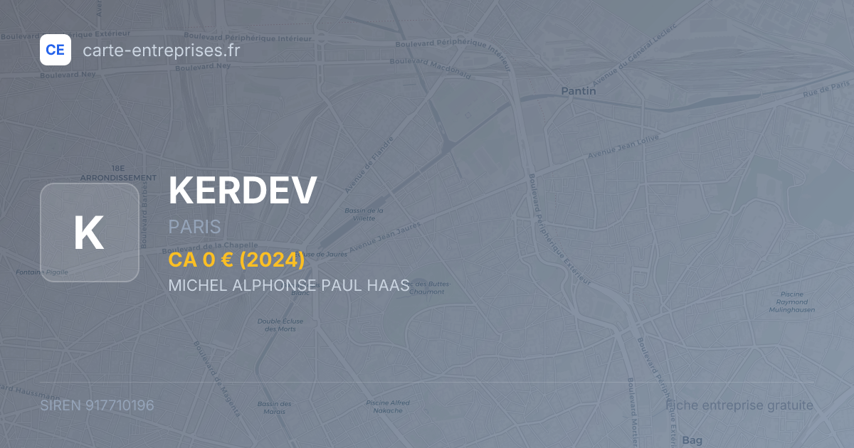 KERDEV — 917710196 — fiche entreprise