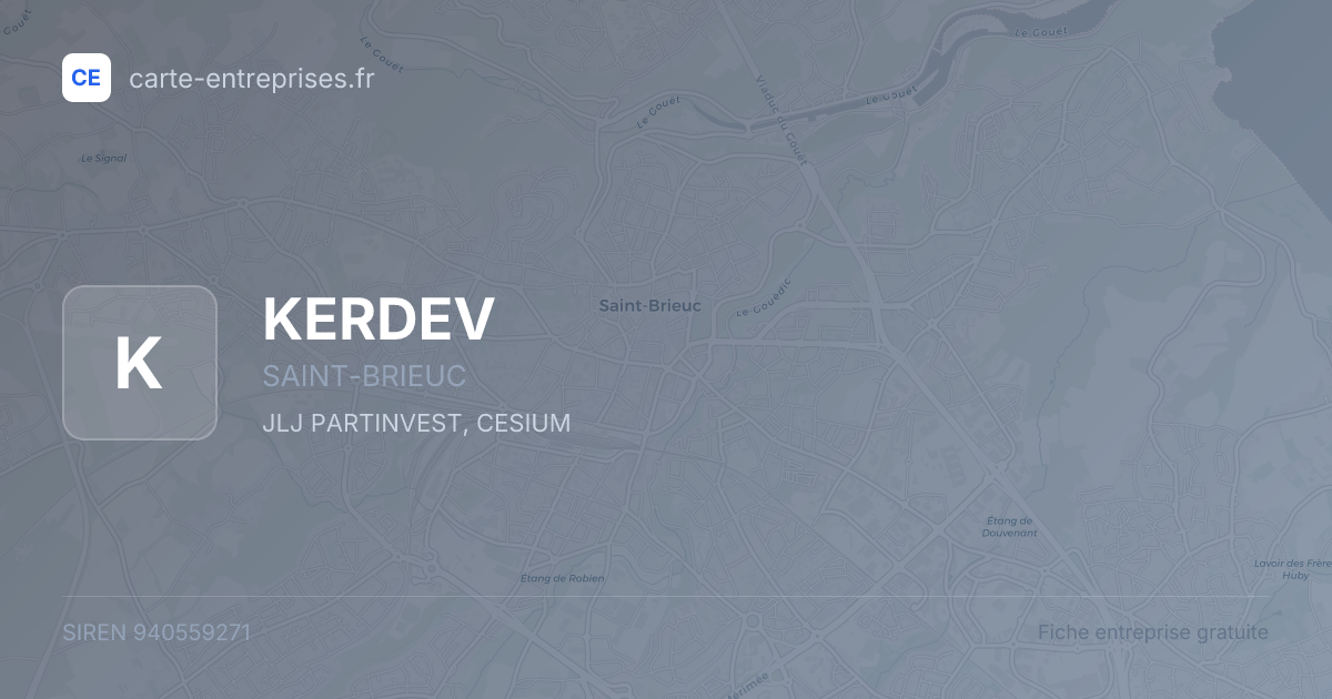 KERDEV — 940559271 — fiche entreprise