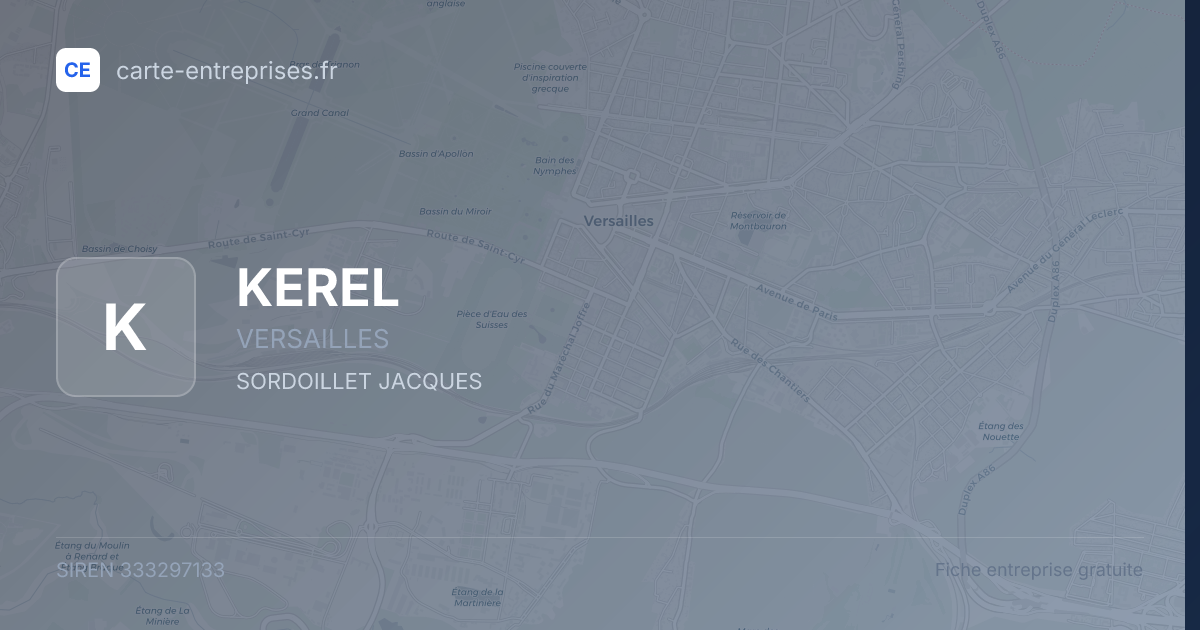 KEREL — 333297133 — fiche entreprise