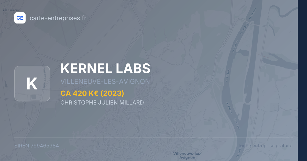 KERNEL LABS — 799465984 — fiche entreprise