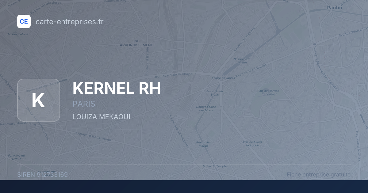 KERNEL RH — 912733169 — fiche entreprise