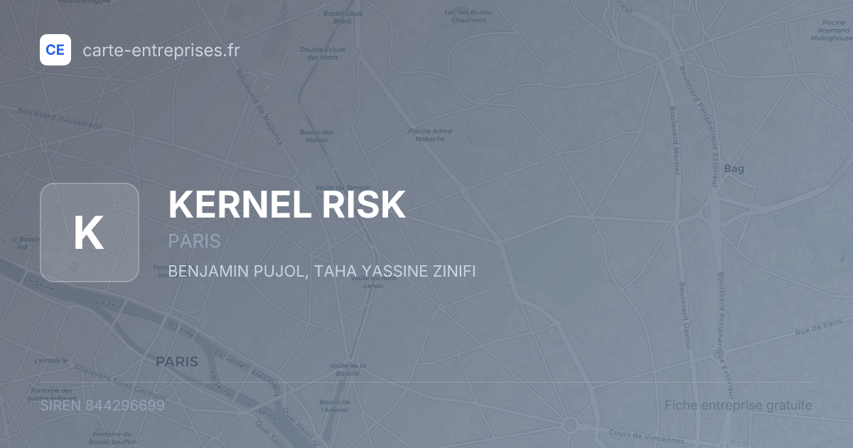 KERNEL RISK — 844296699 — fiche entreprise