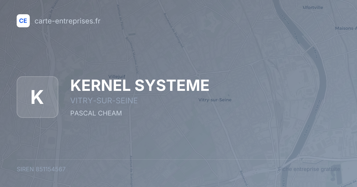 KERNEL SYSTEME — 851154567 — fiche entreprise
