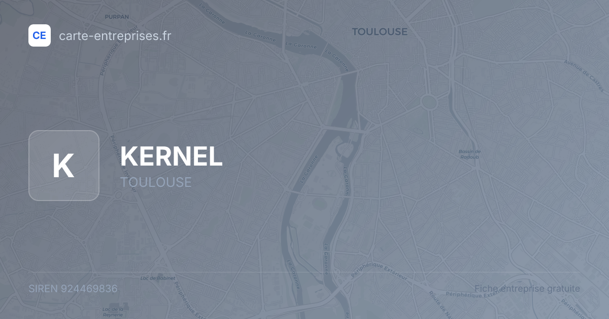 KERNEL — 924469836 — fiche entreprise