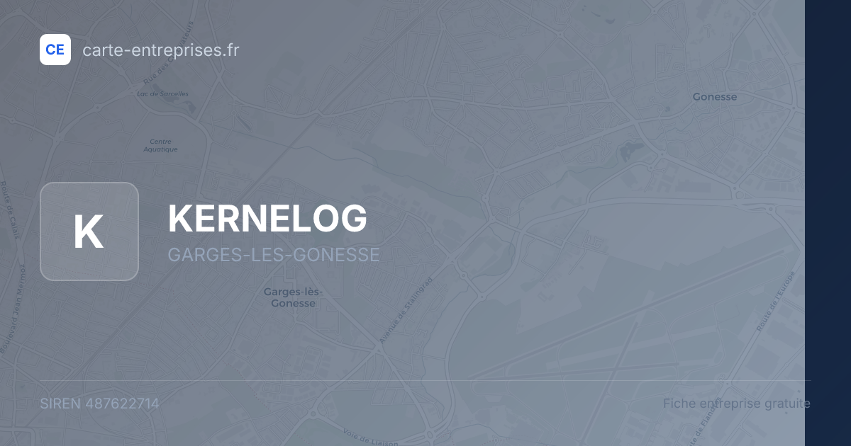 KERNELOG — 487622714 — fiche entreprise