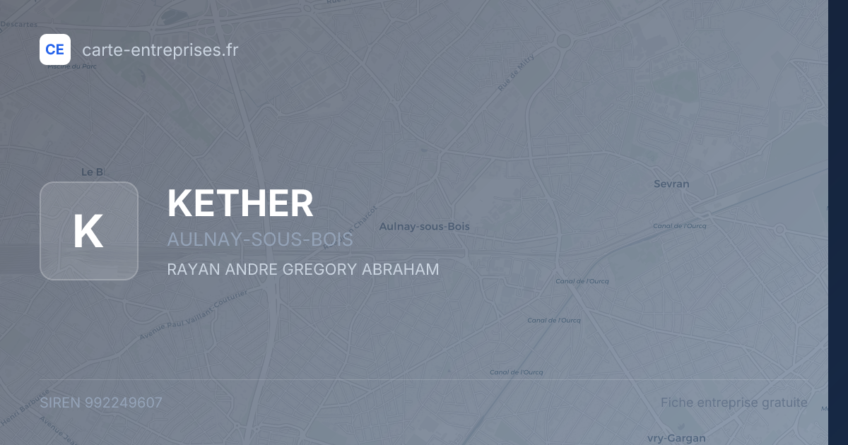 KETHER — 992249607 — fiche entreprise