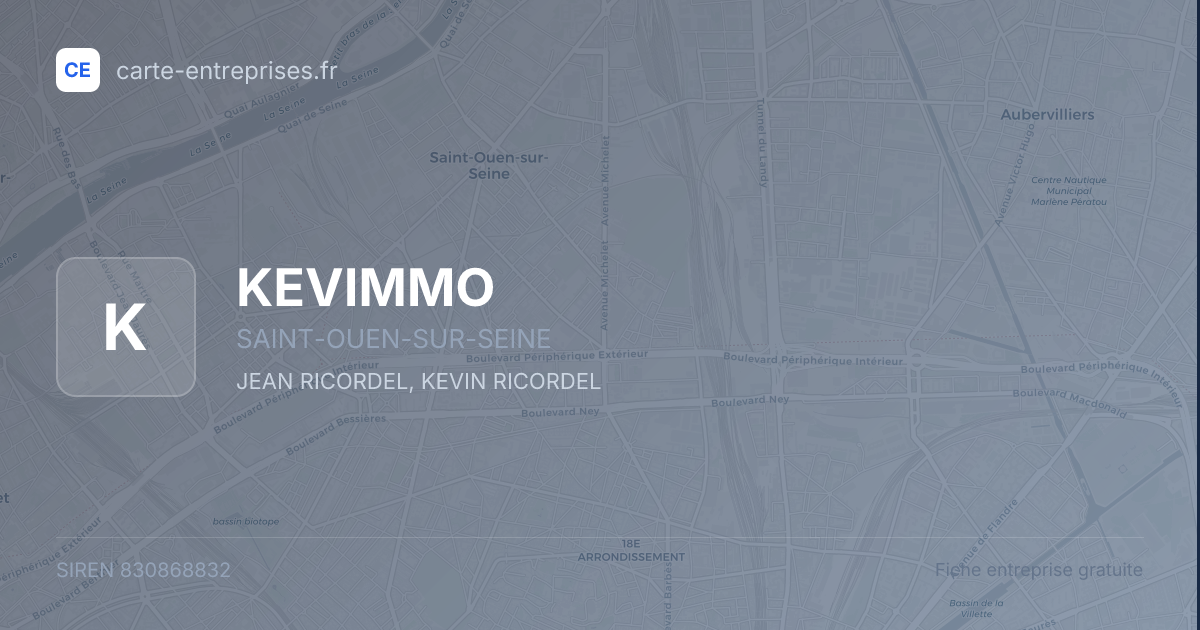 KEVIMMO — 830868832 — fiche entreprise