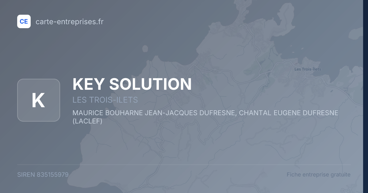 KEY SOLUTION — 835155979 — fiche entreprise