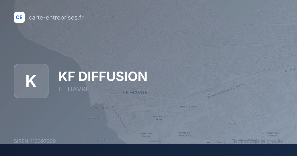 KF DIFFUSION — 413397209 — fiche entreprise